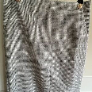 Tweed Blue/White Skirt
